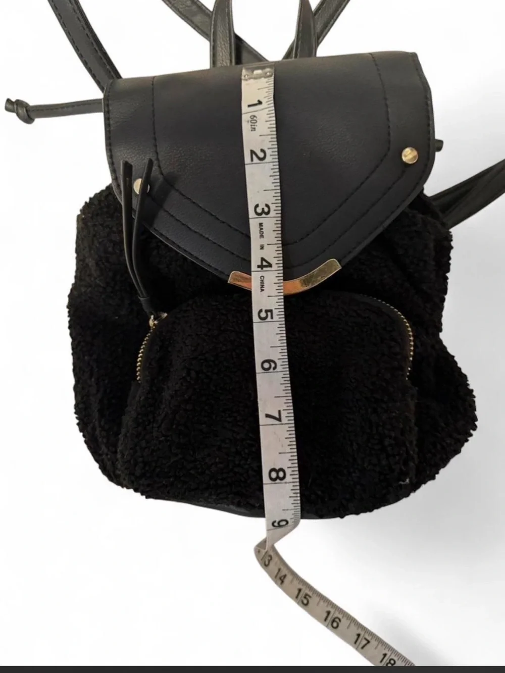 Primark fur mini backpack